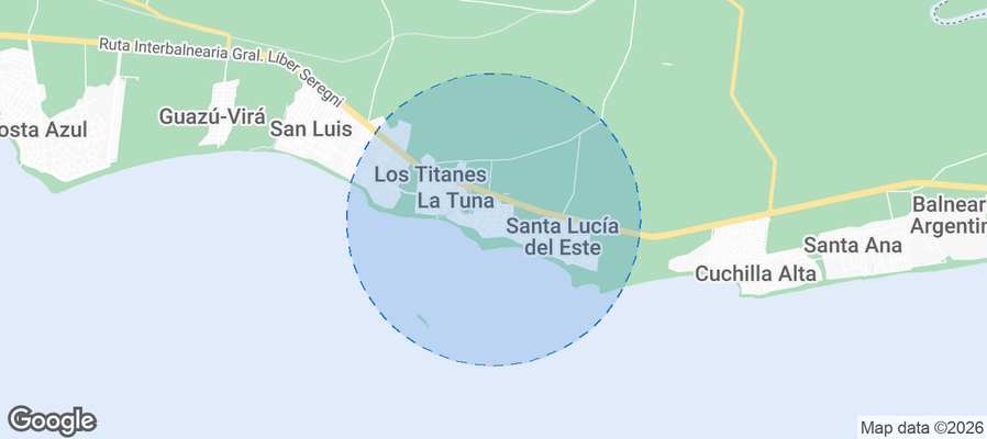 Araminda Airbnb map